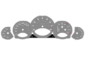 Cadrans. Porsche 997 gen 1 Voitures KMH